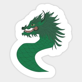 Dragon head Sticker